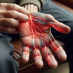 手根管症候群による痺れの場所